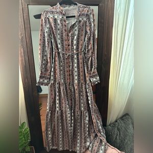 Long sleeve modest dress